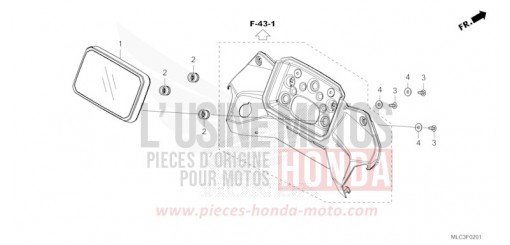 COMPTEUR (XL750S) XL750S de 2025